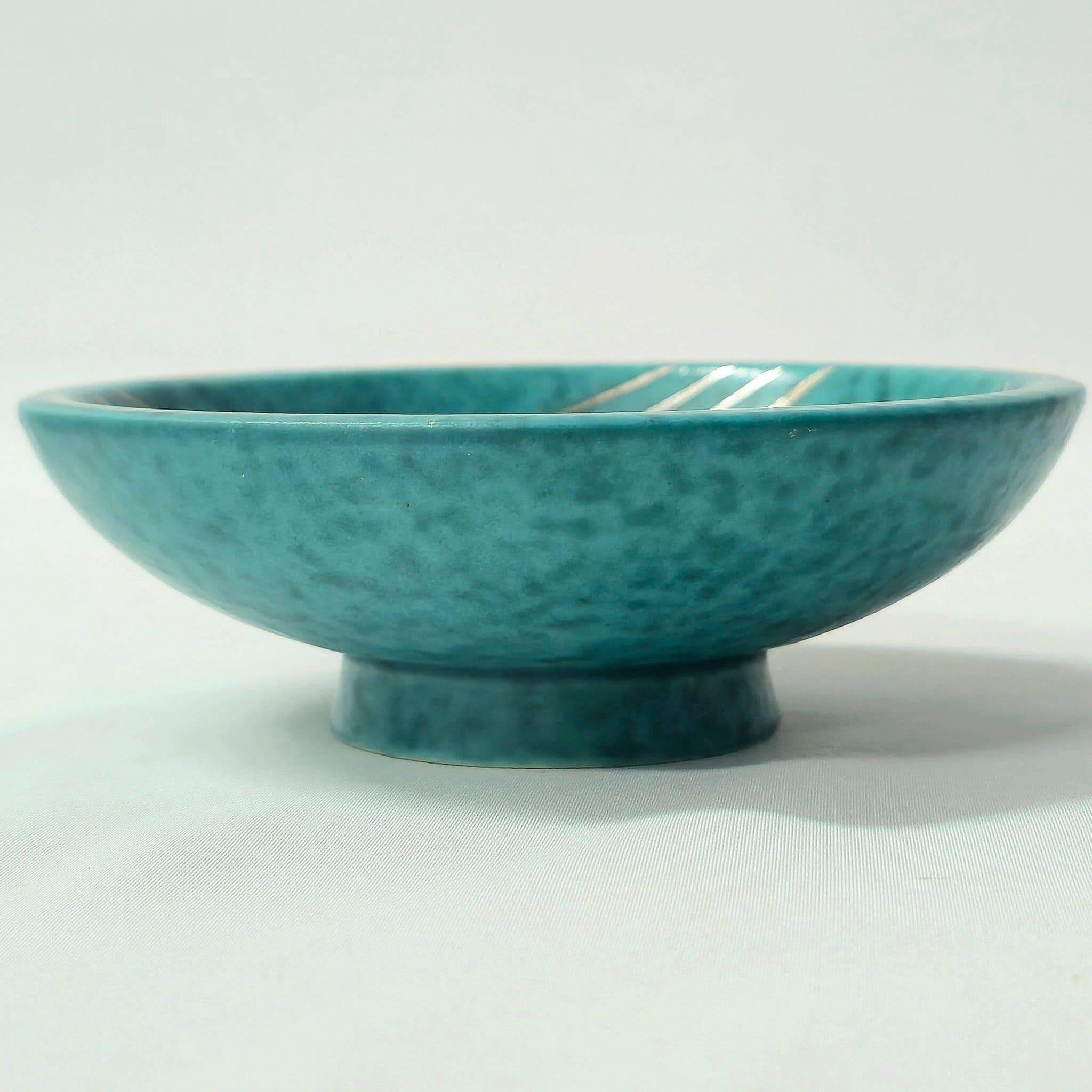 Small pocket bowl "Argenta" Wilhelm Kåge Gustavsberg Art Deco ceramic
