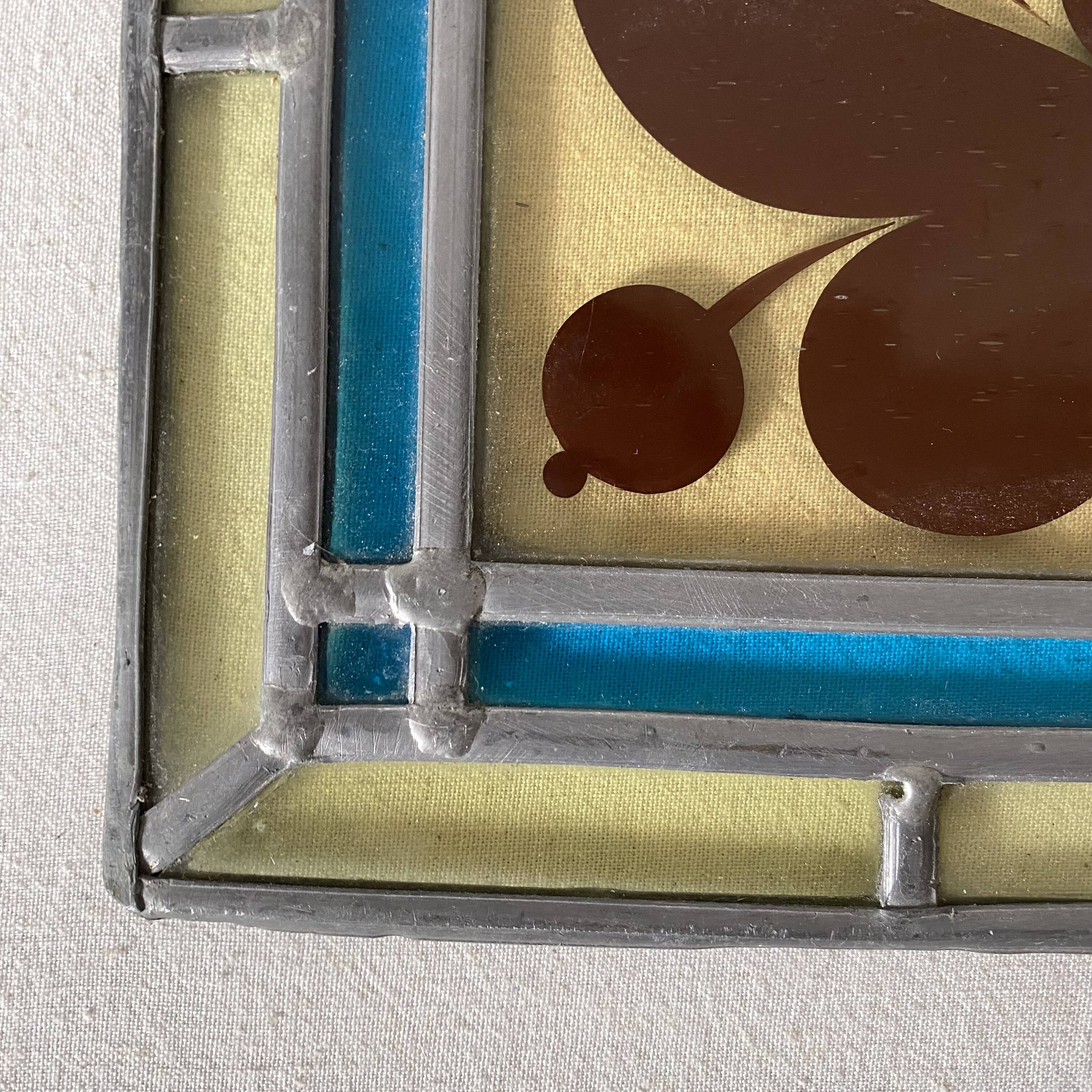 Old stained glass window