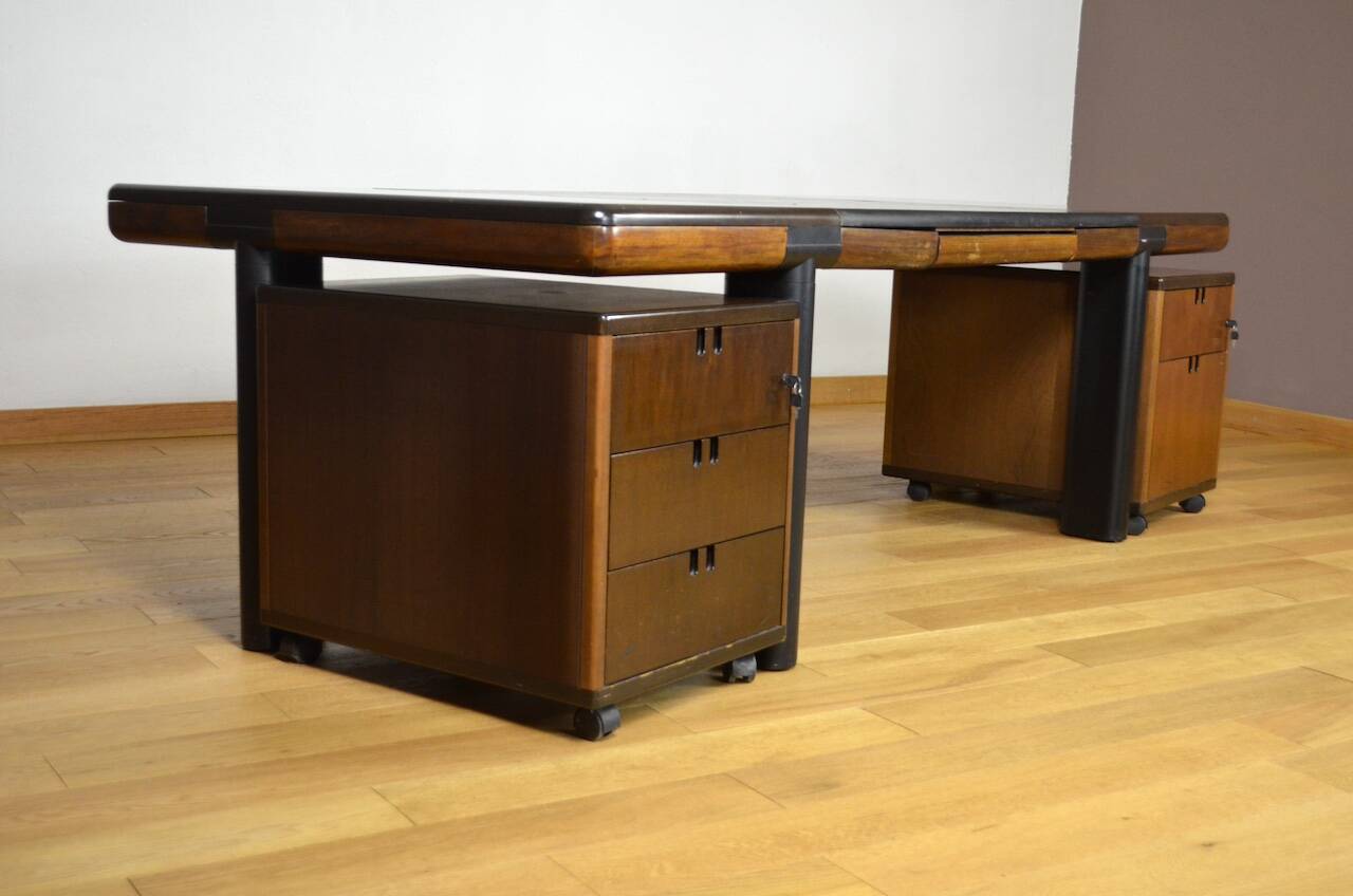 Énorme Bureau de Direction Édition Faram Italy Vintage 1980