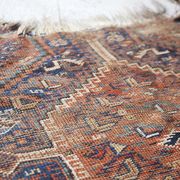 Tapis ancien tissé à la main, 1850 shiraz persan 150x110cm