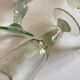 Set of 6 glasses of Biot signed 16cm 1960