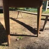 Farm table and two benches