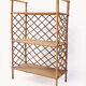 Rattan shelf