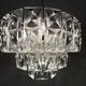 Mid-century chandelier/ceiling lamp by Kinkeldey, Germany, 1970s.