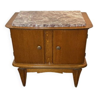 Large marble top bedside table