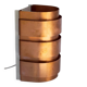 Hans-Agne Jakobsson wall lamp in copper, model V155 - Sweden, 1960s