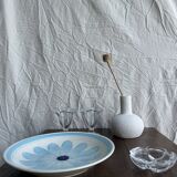 Large fruit bowl, classic French glass dish