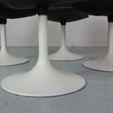 Scandinavian Modern Set Of 4 Dinning Chairs By Börje Johanson Vinga, Sweden 1970