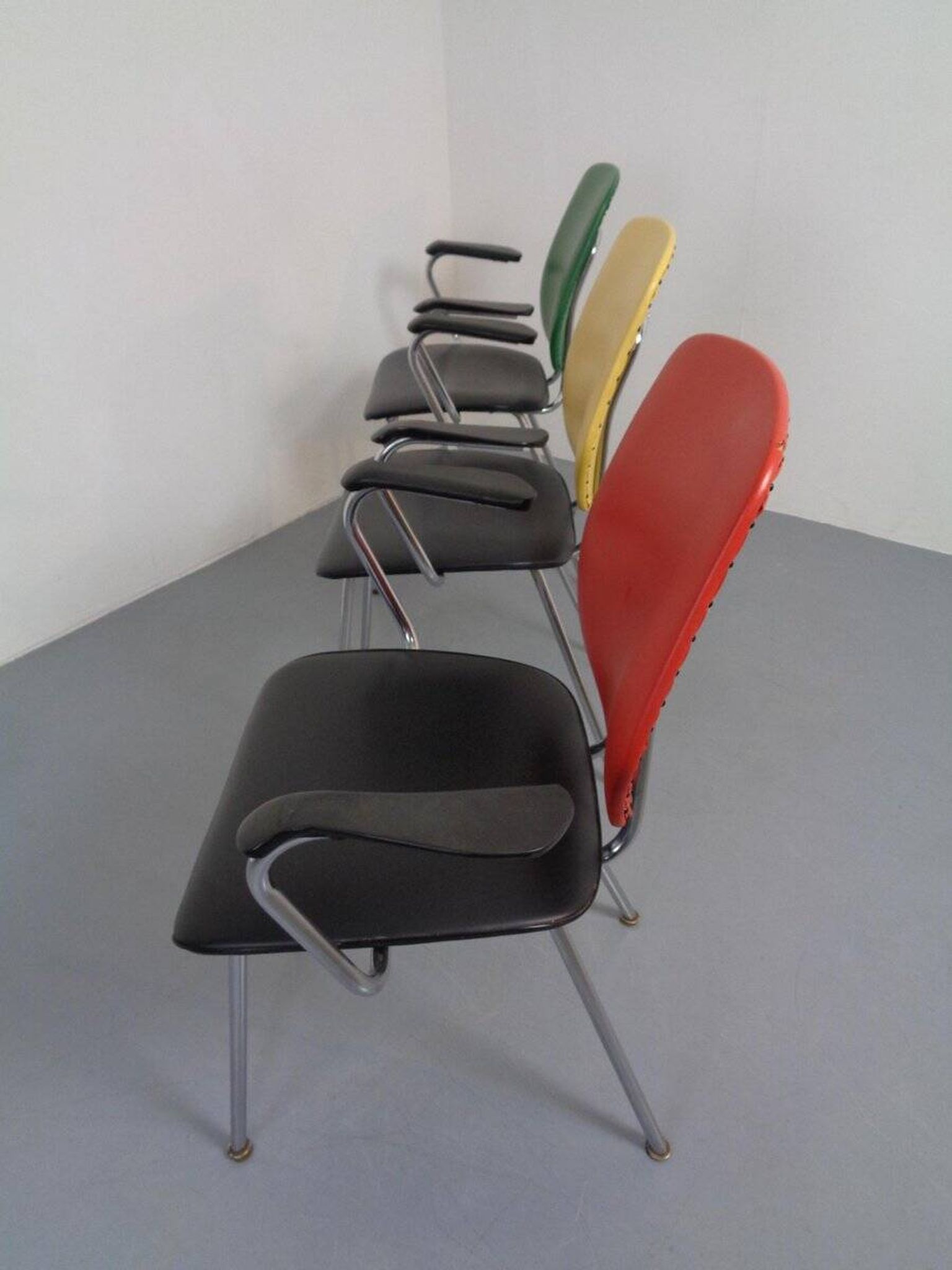 Mid-Century Armchairs from Drabert, 1960s, Set of 3