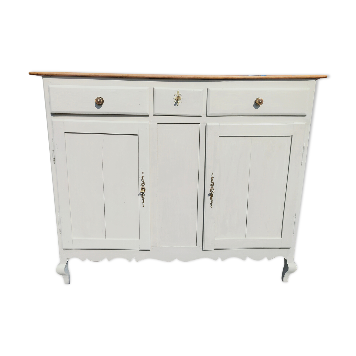 Painted cherry buffet