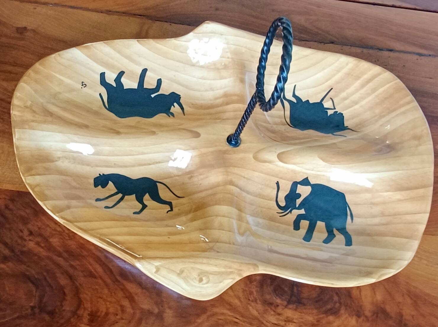 1/3  Grand plat Vallauris Grandjean Jourdan