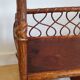 Vintage rattan shelf