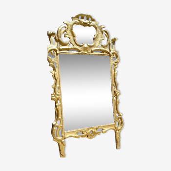 Mirror Louis XV wood Golden parecloses