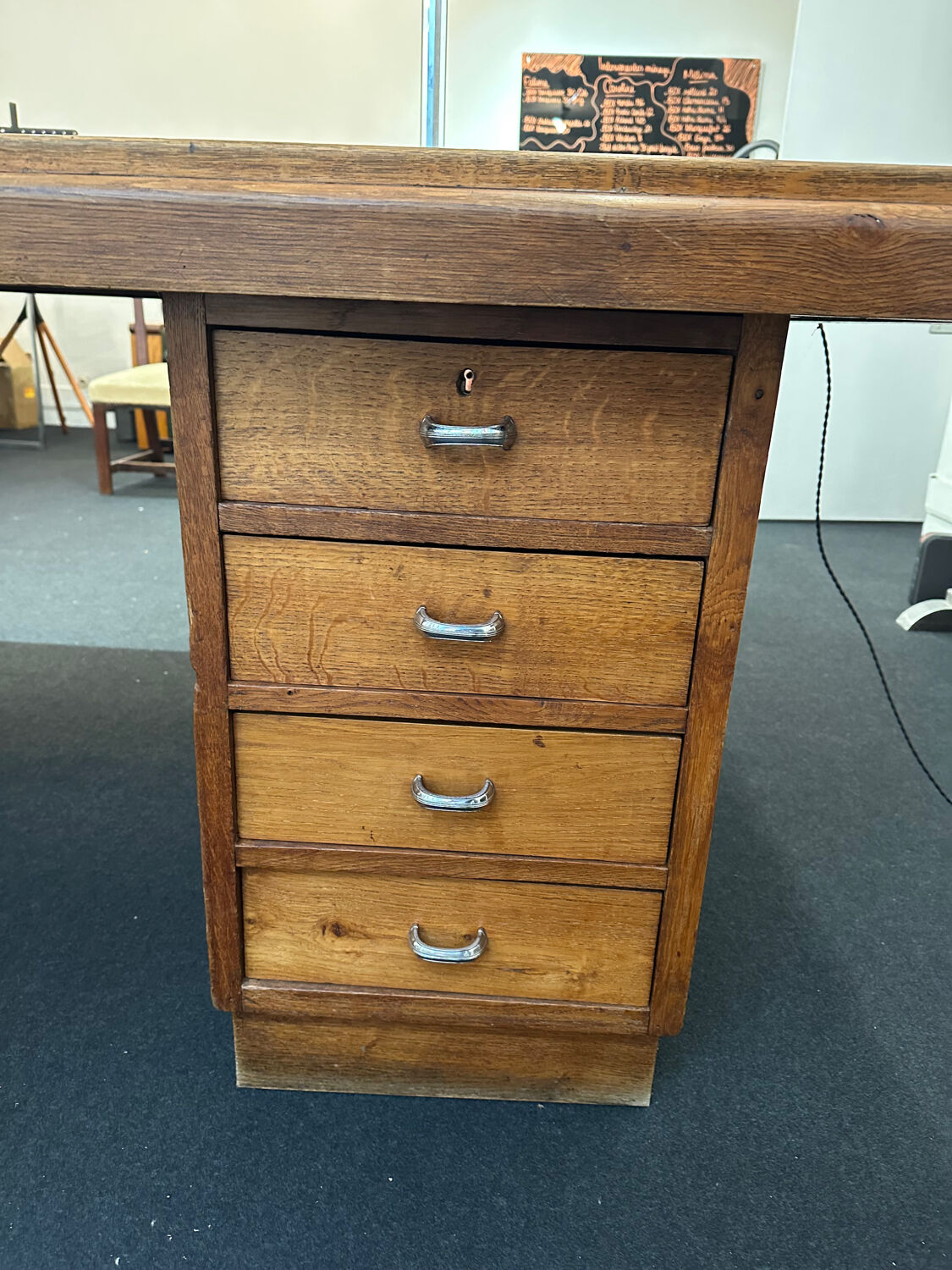 Very large desk from the 1930s.