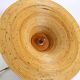 Beautiful, large Italian 1970s bright bamboo wood ceiling pendant lamp