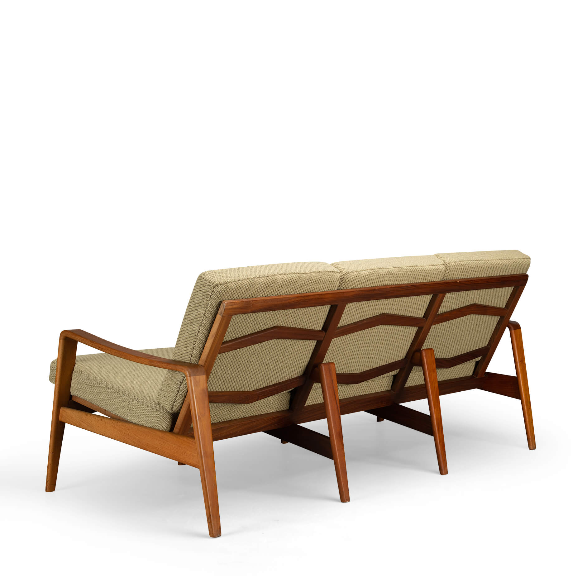 Sand color Sofa Model No. 35 by Arne Wahl Iversen made by Komfort, 1960s