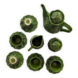 “Choux” coffee service in slip - Caldas da Rainha, Portugal - 1950/1960.