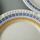 4 Digoin Sarreguemines France dinner plates, 24 cm