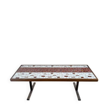 Table basse en céramique années 70