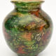 Lacquered glass vase by Mistigri Chapoutier