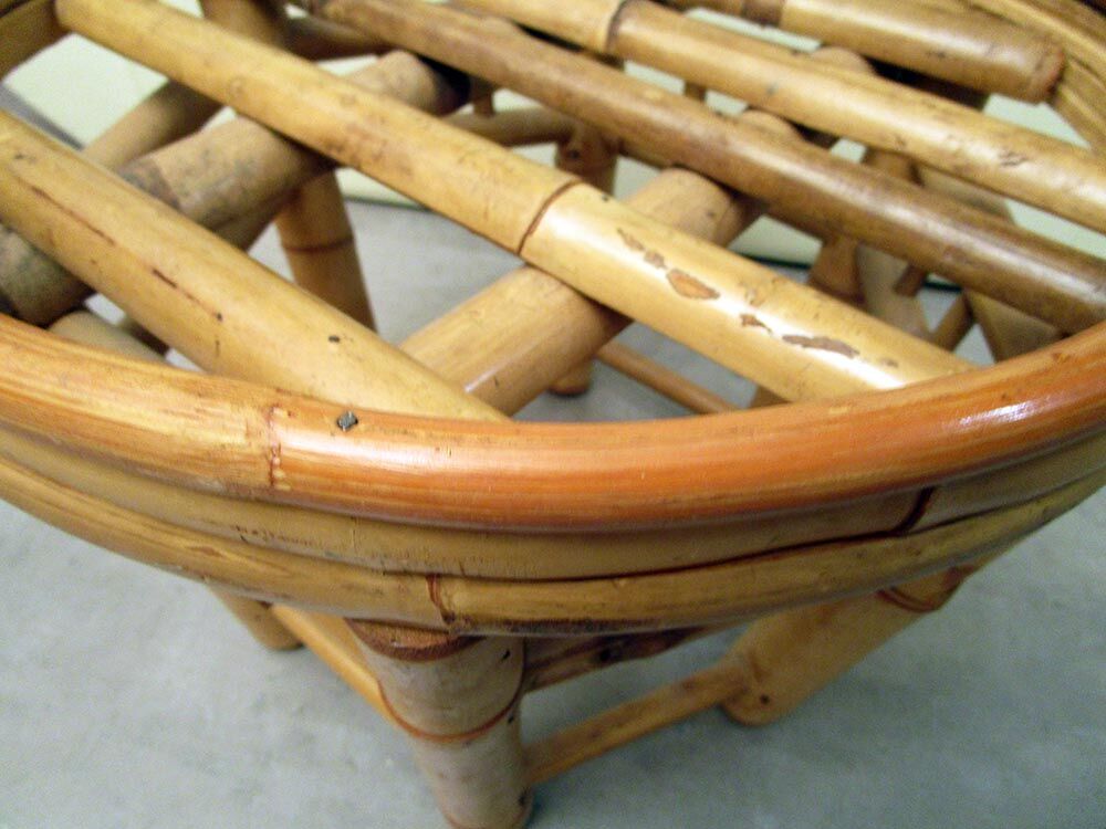 Vintage bamboo tab with cushion