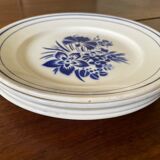 Set of 4 flat plates mismatched