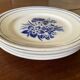 Set of 4 flat plates mismatched