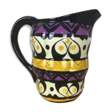 Ceramic pitcher geometric patterns