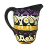 Ceramic pitcher geometric patterns