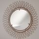 Miroir soleil en fil doré 1950 31cm