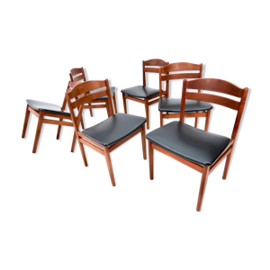 6 chaises de salle à