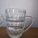 4 mugs en verre transparent