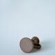 small enameled stoneware candle holder 1970