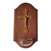 Wooden wall font