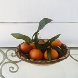 Kabyle dish in painted terracotta