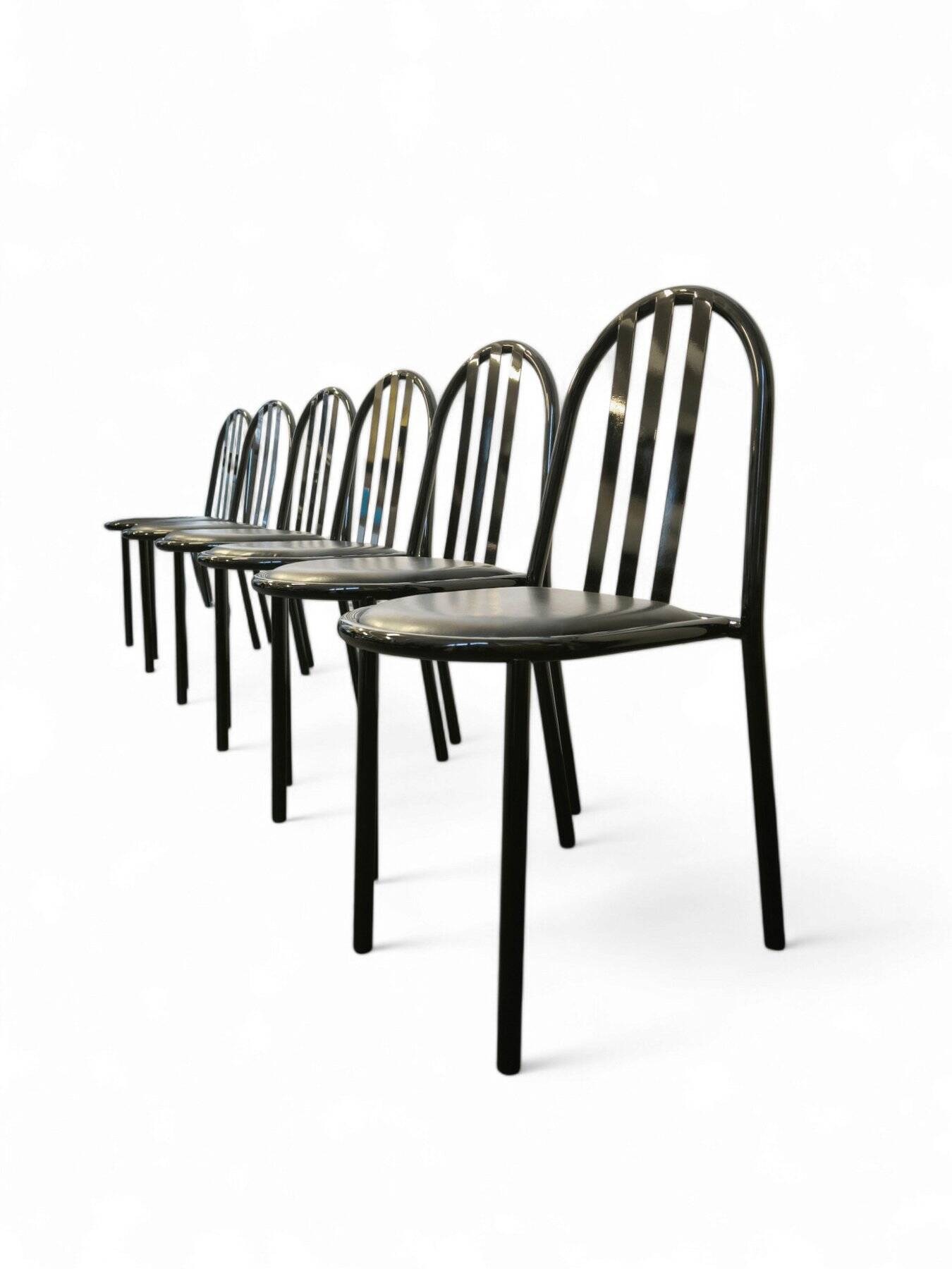 6 Chairs Design by Robert Mallet-Stevens (design from 1930) Production Pallucco Rome On License Ecart