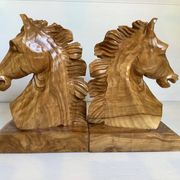 Paire de serre livres chevaux