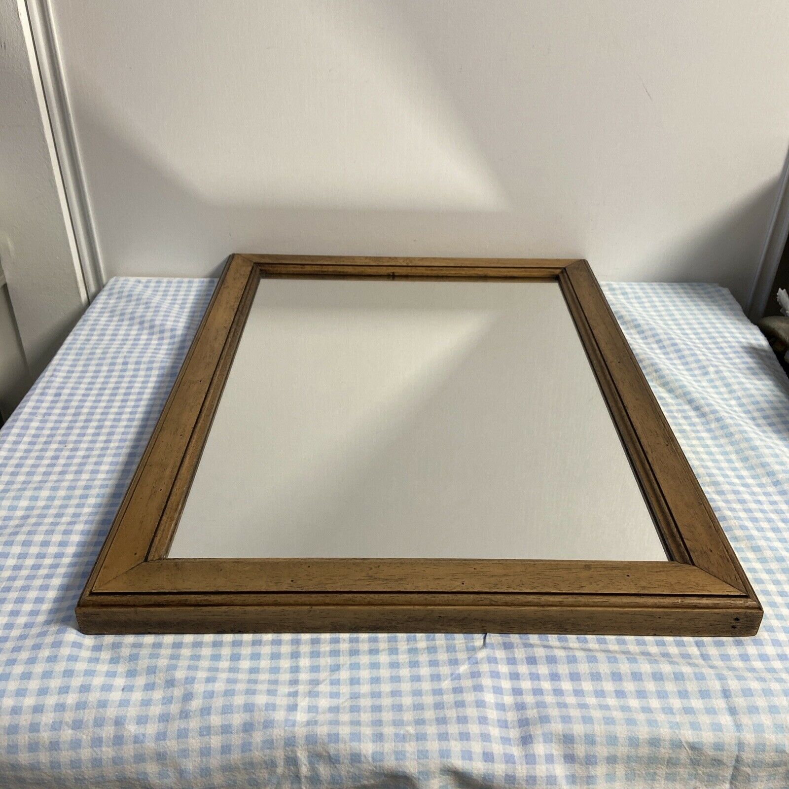 Mirror with wooden frame 45x36cm