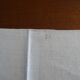Lot de 10 serviettes de table brodées coton damassé monogramme J.G