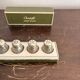 Antique Saleron Salt and Pepper Set Christofle Solid Silver Box