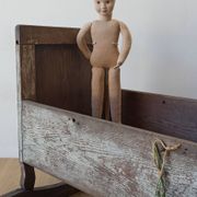 Old, antique cradle.