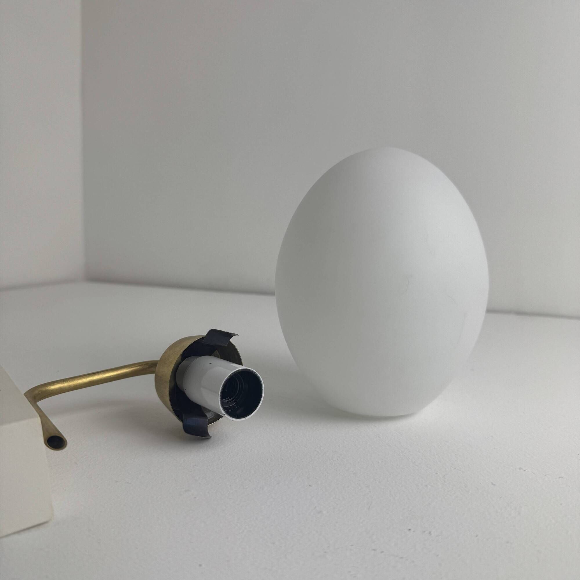 PAIR OF VINTAGE OVOID WALL LIGHTS