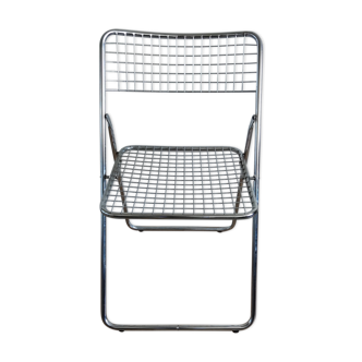 Vintage chrome folding chair