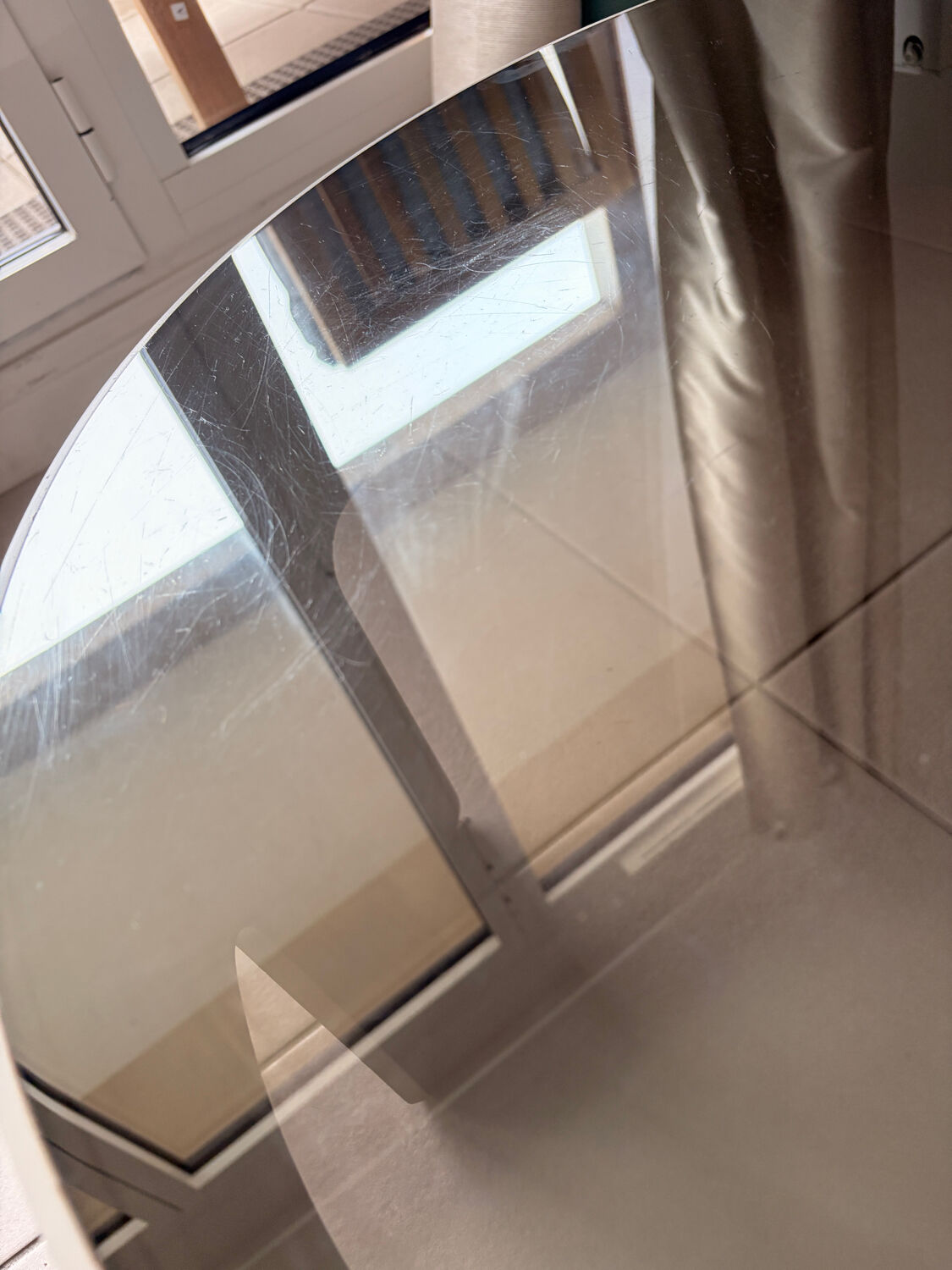 Table Rochebobois Cuba Libre verre fumé