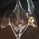 Coupe Vide-poche cristal de Vannes Le Châtel en forme de Cygne
