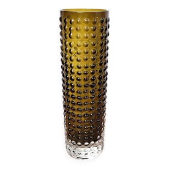 Vase vintage à motifs bulles