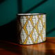 Oval lampshade vintage fabric Ikea 2006 design Linda Svensson