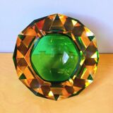 Murano glass ashtray, Flavio Poli, 1970s