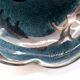 Spanish cup in midnight blue ceramic spotted with black by Ignacio Buxo