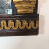 Art Deco style mirror in carved wood